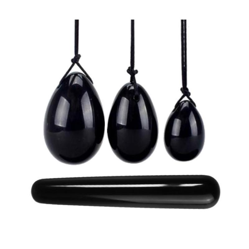 Yoni Egg Rose Quartz Jade Women Kegel Ben Wa Balls Crystal Kink Kegel Exercisers