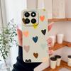 Чехол для Honor X7D X9D Цветные Сердечки Мягкий Жидкий Силикон Полная Защита Задняя Крышка Телефона Для Honorx7d Honorx9d Модный Funda