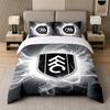 3Pcs Bedding SetFulham Football Soft Bed Sheet and Two Pillowcases Home Bedroom Decor