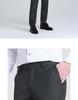 Langdeng men's business formal attire includes skin friendly and easy to handle trousers with cotton wool content