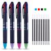 11 or 14PCS Ballpoint Pen Multicolored Pen 0.7 Mm Ball Point Pen Black Red Blue Green Refill Ink Writing Tools Stationary Set Gift