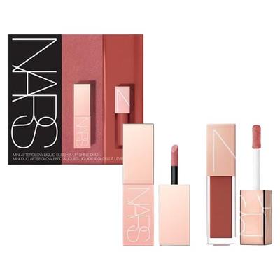 NARS Мини-дуэт жидких румян и блеска для губ Afterglow 03902 Пыльная роза Красно-каштановый Dolce Vita Aragon Помада для щек