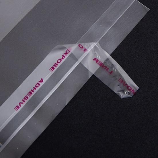 100шт прозрачные самоклеящиеся пластиковые подарочные пакеты с клеевым слоем Opp, пакет