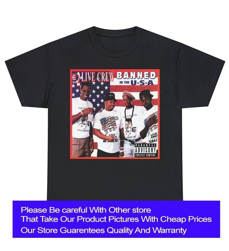 Футболка 2 Live Crew Запрещена в США, Новая футболка, Подарок папе, Футболка S - 5XL Унисекс