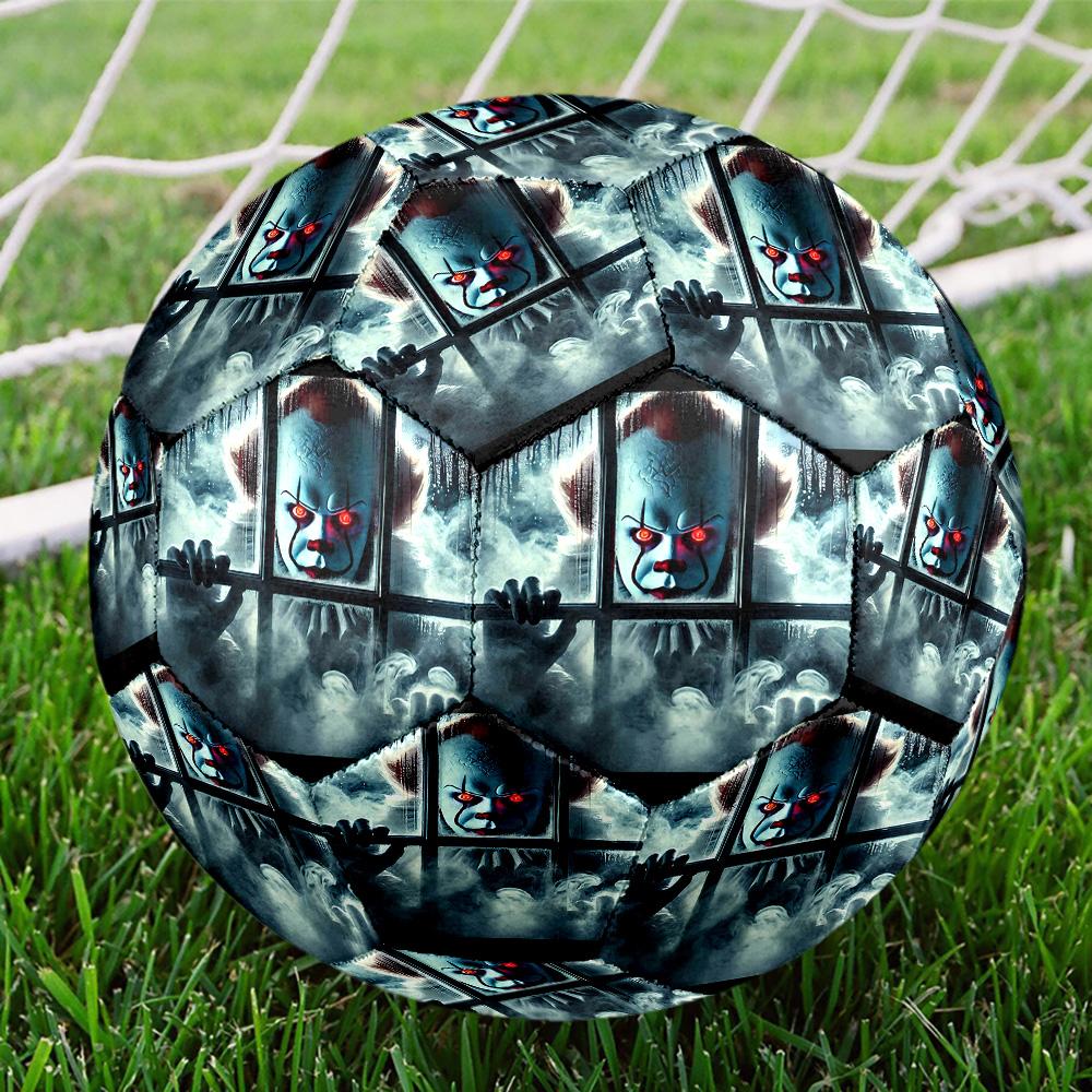 Horror Killer Indoor Soccer Ball Size 5 Colorful All Ages Machine Stitched PVC Competition Ready Durable High-Bounce