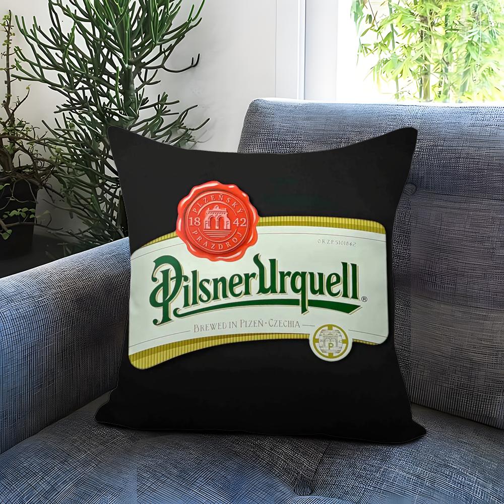 P-Pilsner U-Urquell Наволочка Удобная Двусторонняя Наволочка Идеально для Автомобиля Дивана Спальни и Не Только