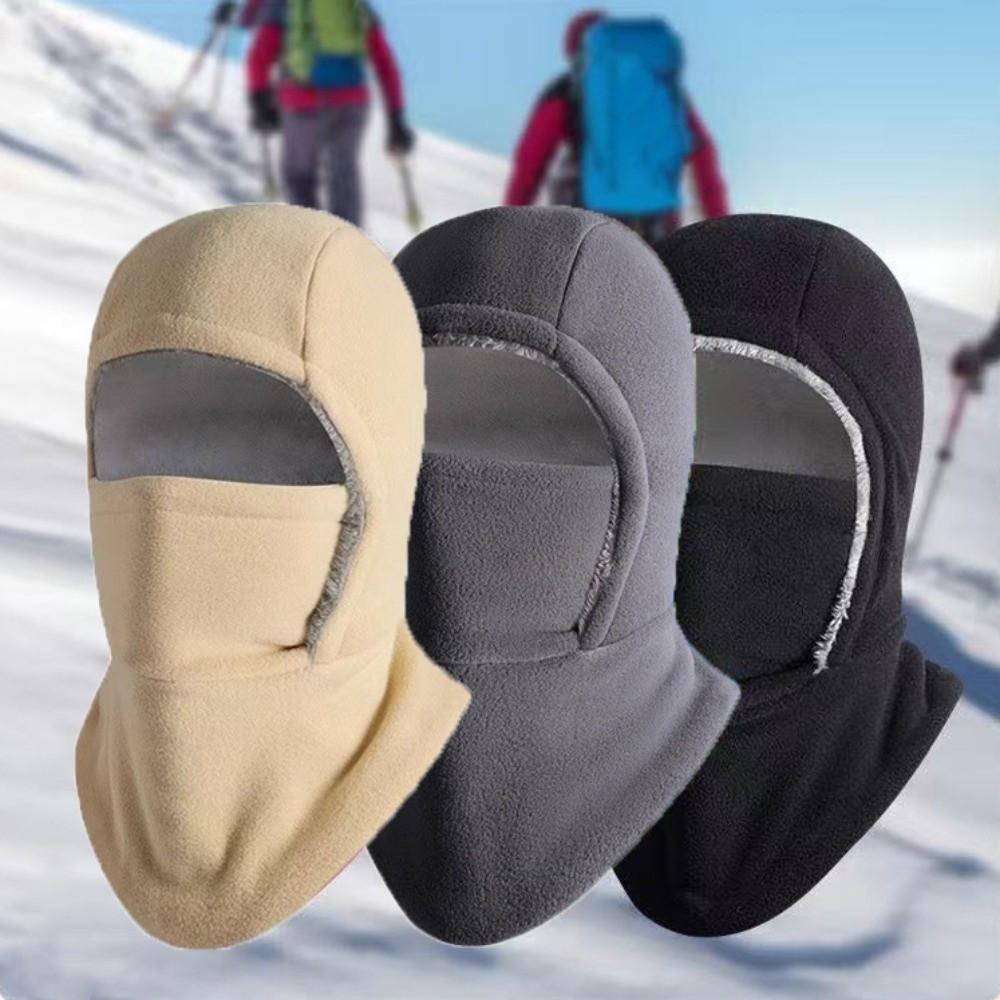 Neck Protection Warm Hat Mask Fleece Ski Windproof Cap Balaclava Cycling Cap Skiing