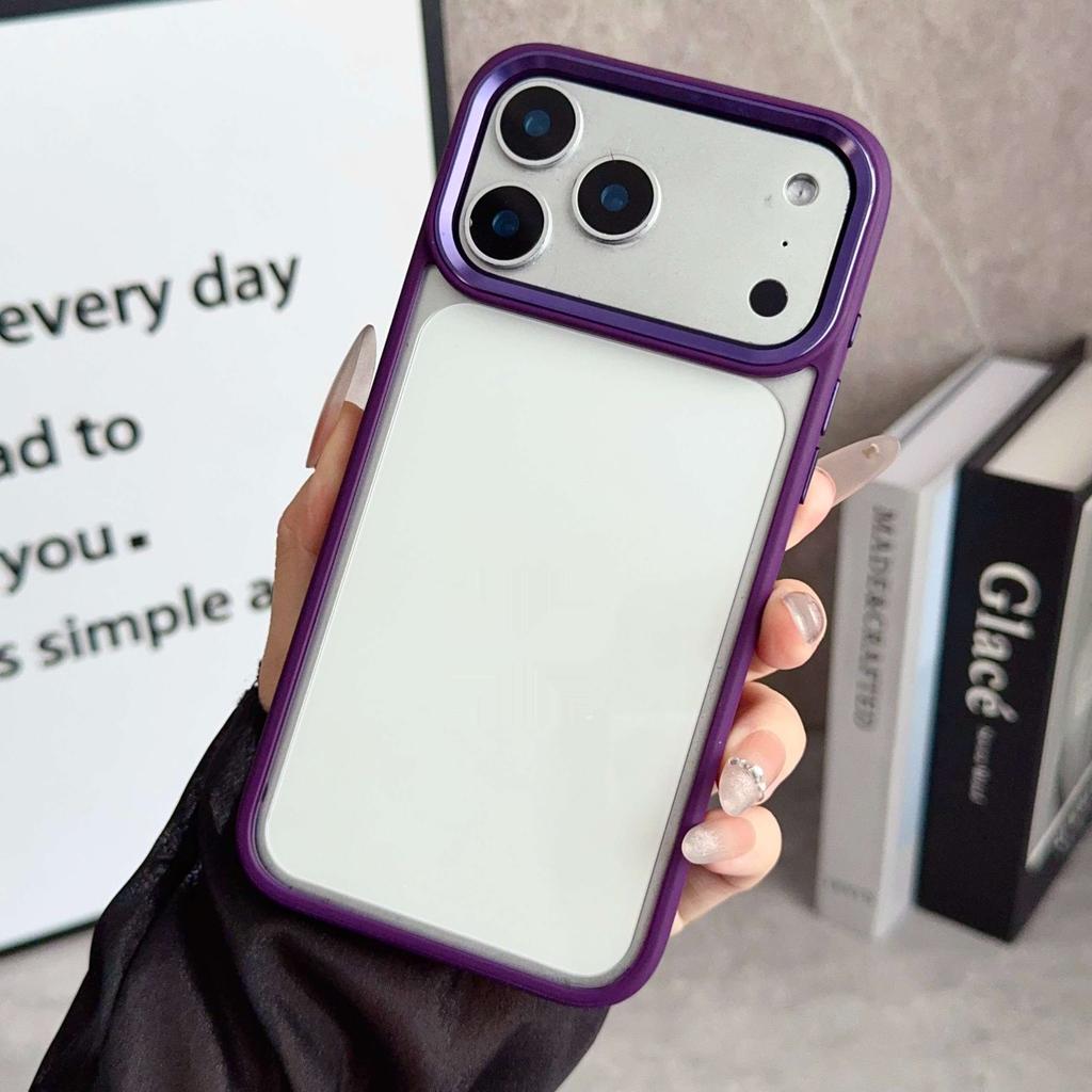 Прозрачный силиконовый бампер противоударный чехол для iPhone 17 Air 16 15 14 13 12 11 Plus Pro Max Металлическая защита камеры Жесткие крышки