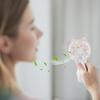 (Pink) Small Pocket Fan - Hand Held Fan USB Rechargeable - Silent Desktop Student Fan, Hand Held Fan Pocket Personal Fan for Outdoor