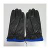 Used Men's GlovesLeather Gloves [LANVIN en Bleu] Lanvin on Blue Sheep Leather GlovesStitching Lining Cashmere Blend 25Black