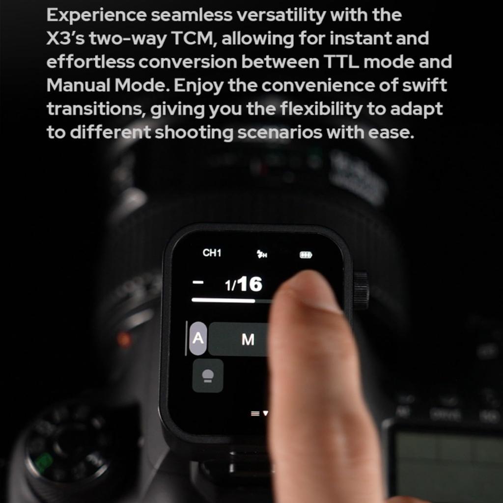 Авторизованный беспроводной триггер вспышки Godox Touch Screen TTL для Sony Wireless High Speed OLED Screen Регулируемая яркость Знак технического соответствия