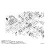 [Shimano] 21 TwinPower SW 5000XG Spool Assembly Part No. 10S1X