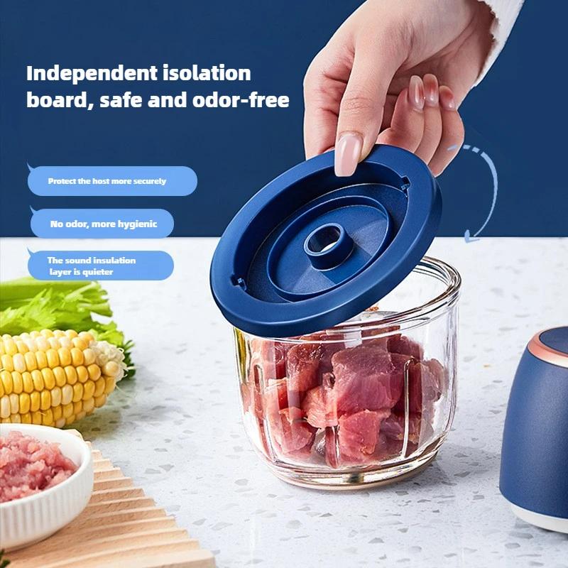 Электрический измельчитель чеснока для раздавливания чеснока, бытовая мини-измельчитель чеснока