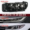 Совместимая задняя крышка для BYD Qin EV (Модели 19-20) Основание фары - Конфигурация ближний/дальний