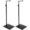 Metal Adjustable 2 Pack Bag Display Stand Holder Multi-Function Single Hook Handbag Rack for Counter Tabletop