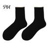 Stylish Socks for Loafers Ruffle Crew Women, Cotton Frilly Lace Socks, Soft Breathable Fashionable Leg Warmers Boots Casual Ankles Daily Wear