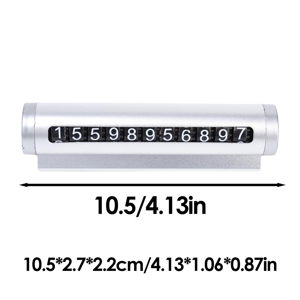 Автомобильный парковочный телефонный номерной знак парковочная карта подвеска авто алюминиевый сплав ролик регулировка временный инструмент помощи при парковке