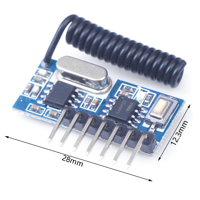 433Mhz Rf Receiver Learning Code Decoder Module 433 Mhz Wireless 4Ch Output