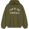 Fear of God Мужская флисовая толстовка с капюшоном Essentials Military Tops Green 192BT246255F