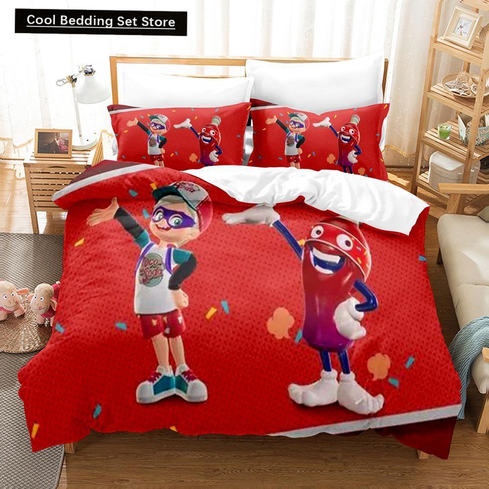 Комплект постельного белья Game Ninjala Single Twin Full Queen King Size Bed Set Adult Kids Bedroom Duvet Cover Sets 3D Print Kawaii Kids Camas