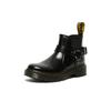 Dr. Martens Wincox Lissome Knight Style Buckle Thick Sole Zipper Chelsea Boots Kids Boots Charcoal-Black 27094001