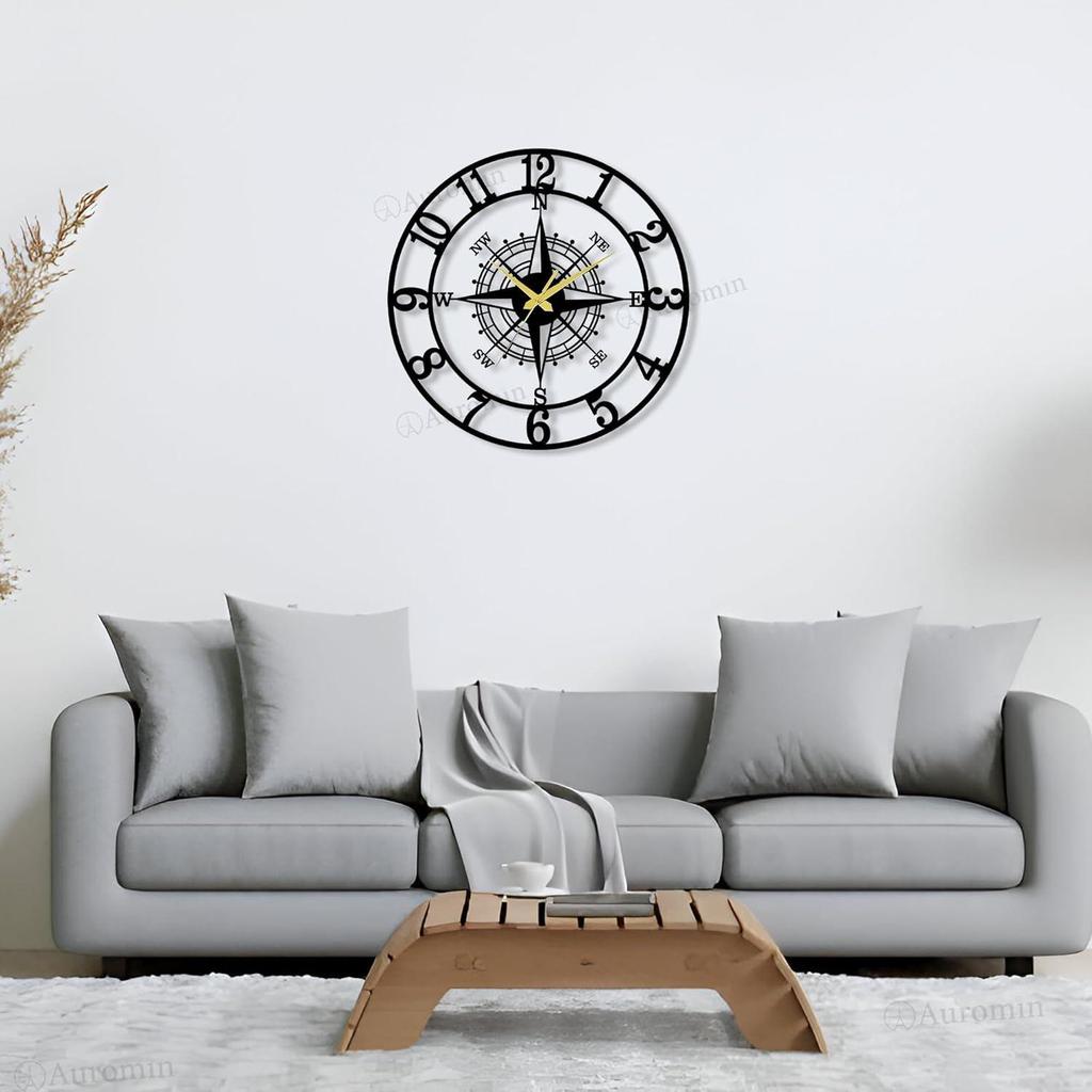 Modern Silent Wall Watch for Bedroom, Hall, Ofifice, Drawing Room | Decorative Wallclocks Big Size for Hall Large, Interior Design Items for Home