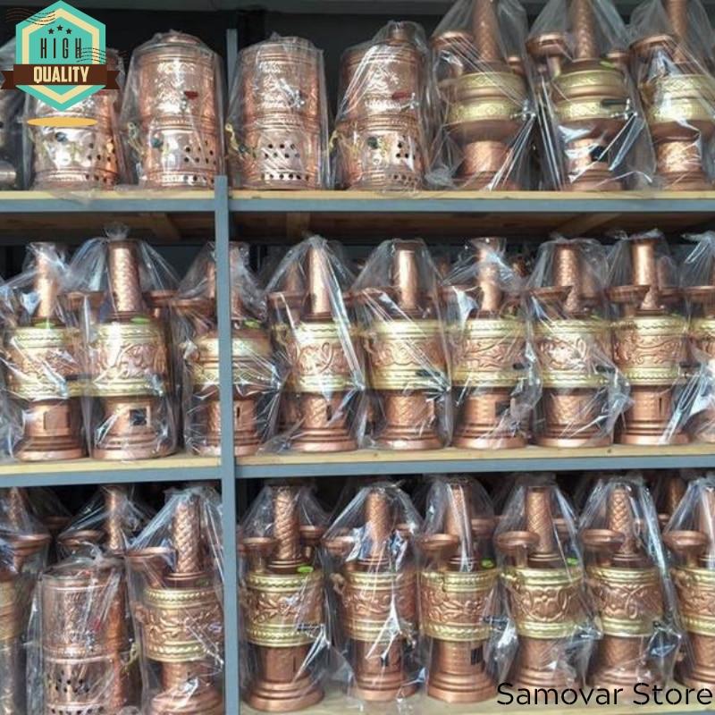Медный самовар 5 литров подогреватель чая Чайник Мультиварка медный чайник походная печь дровяной декоративный Чайный сервиз сувенирный самовар