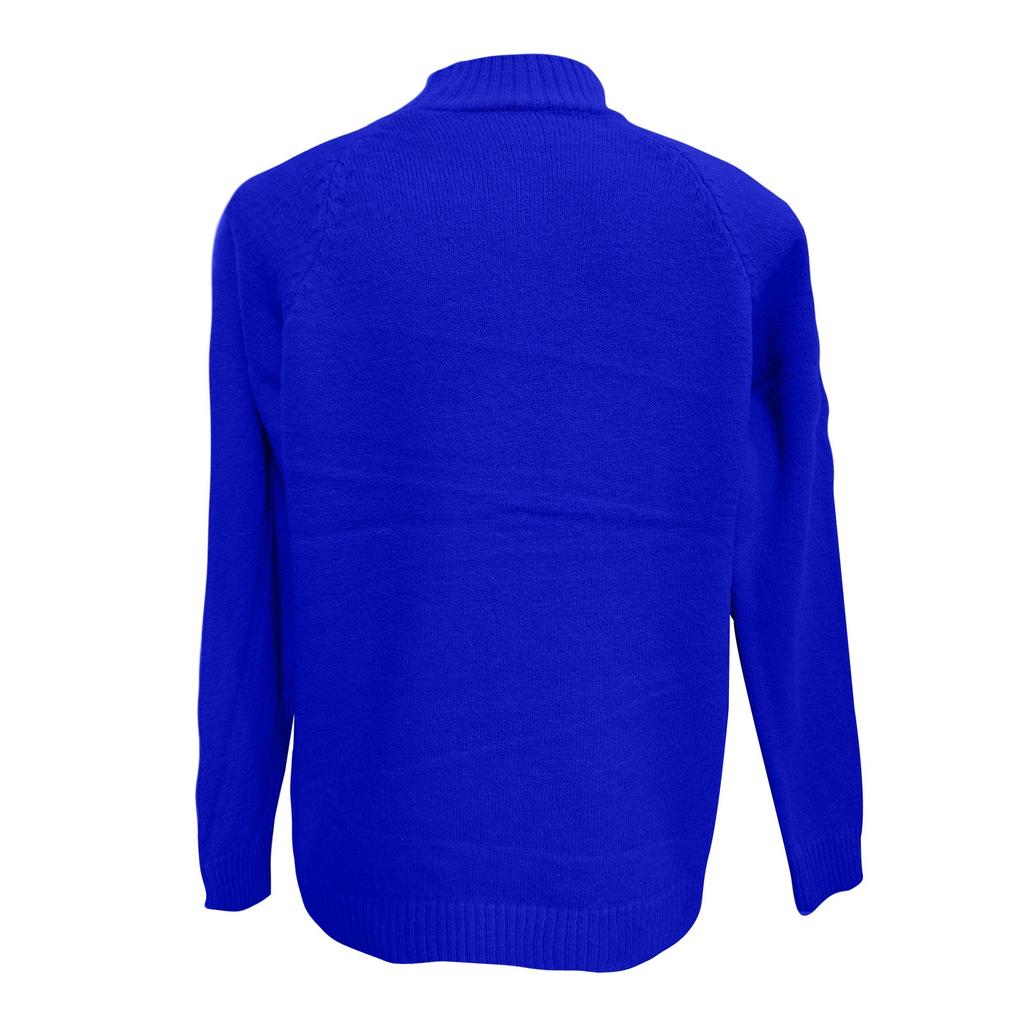 Женский модный свитер с высоким воротом, однотонный трикотажный свитер, повседневный свитер