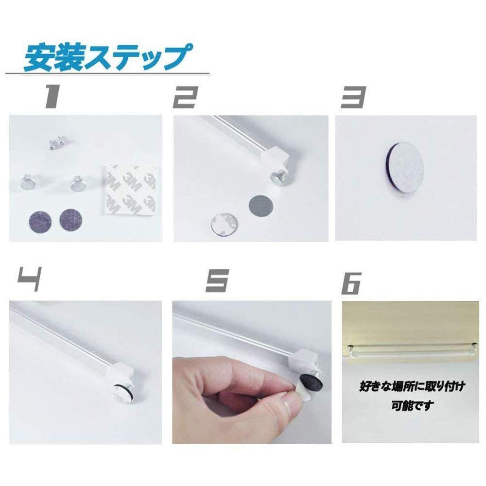 Светодиодная LED-панель ASSEUI для кухни, флуоресцентная, высокая, прямая, теплый, нейтральный, дневной свет, бесступенчатая регулировка цвета, 52 см, питание от USB 5 В, 3 м, не требует электромонтажа, легко