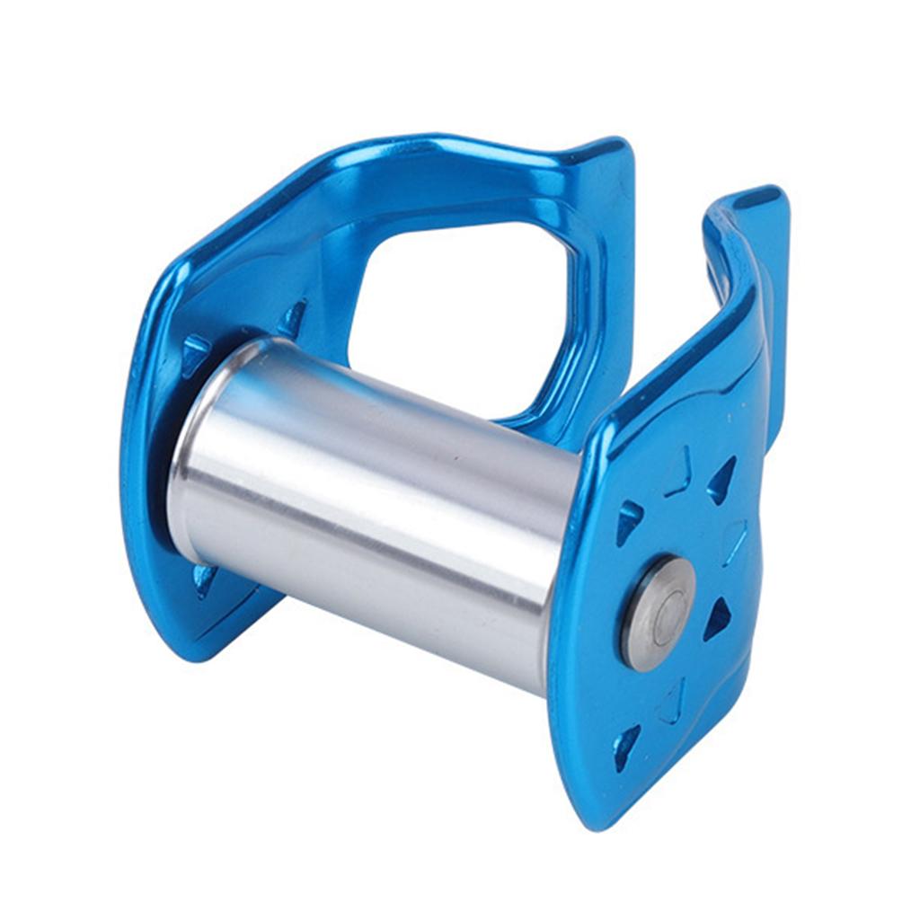 Slider Slackline Pulley Zipline Pulley Sliding Slackline Pulley Replacement Steel Slider Rope Pulley for Slackline