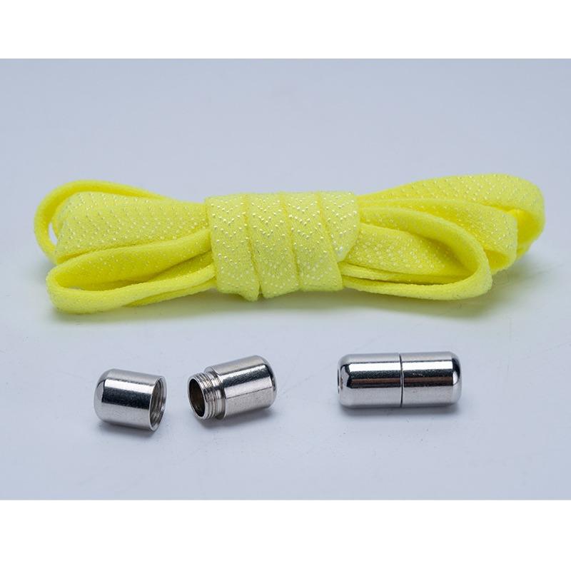 Шнурки без завязывания, Детская автоматическая пряжка для обуви, Без завязывания, Эластичная, Металлическая магнитная пряжка-капсула