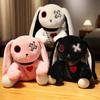 Halloween Dark Rabbit Plush Doll Toys Funny Creative Rabbit Soft Stuffed Plush Toys For Kids Gifts