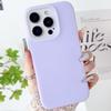 Жидкий силиконовый чехол для телефона для iPhone 12/13/14/15 Pro Max/16, Минималистичный дизайн «желе»