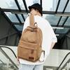 Durable Canvas Backpack, Large Capacity Backpack, Suitable For Middle School High School And College Students