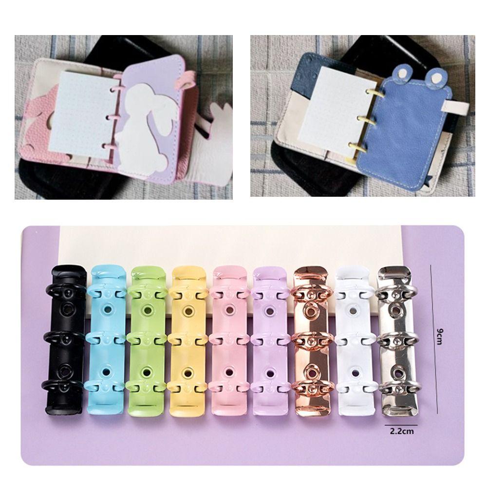 Сделай сам Металлические спиральные кольца Зажим для папки Съемные кольца для листов Блокнот Планировщик