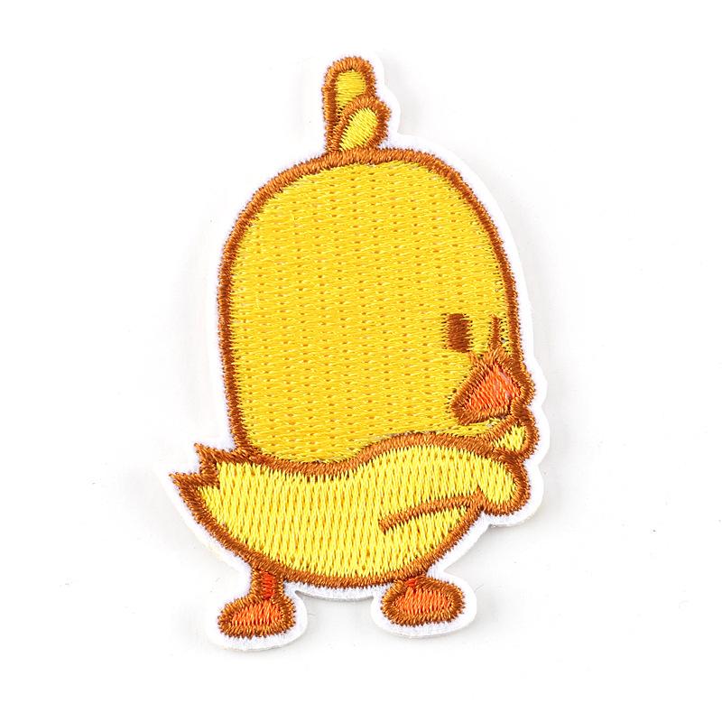 Embroidery Cartoon Animal Duck Ironing Patch Sticker Clothing Accessories Accessories Hand Account Embroidery Cloth Sticker