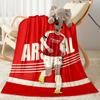 Ronaldo's Iconic Celebration Flannel Blanket-Soft and Suitable for Sofas,Beds,Offices,Travel,All Seasons,Great Gift for Holidays and Birthdays.