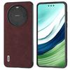 For Huawei Mate 60 Pro Leather Coated PC TPU Case Litchi Texture Phone Back Cover