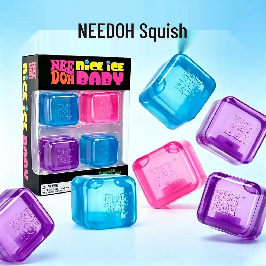 Самая продаваемая сенсорная игрушка-антистресс NeeDoh Ice Baby