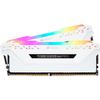 Corsair Corsair Desktop PC Memory VENGANCE RGB Series 32GB X White CMW32GX4M2E3200C16W DDR4-3200MHz [16GB 2]