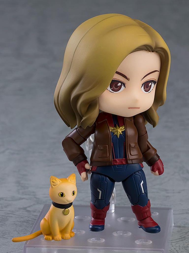 Nendoroid Captain Marvel Heroes Edition DX окрашенная подвижная фигурка Ver. Немасштабируемый АБС и ПВХ