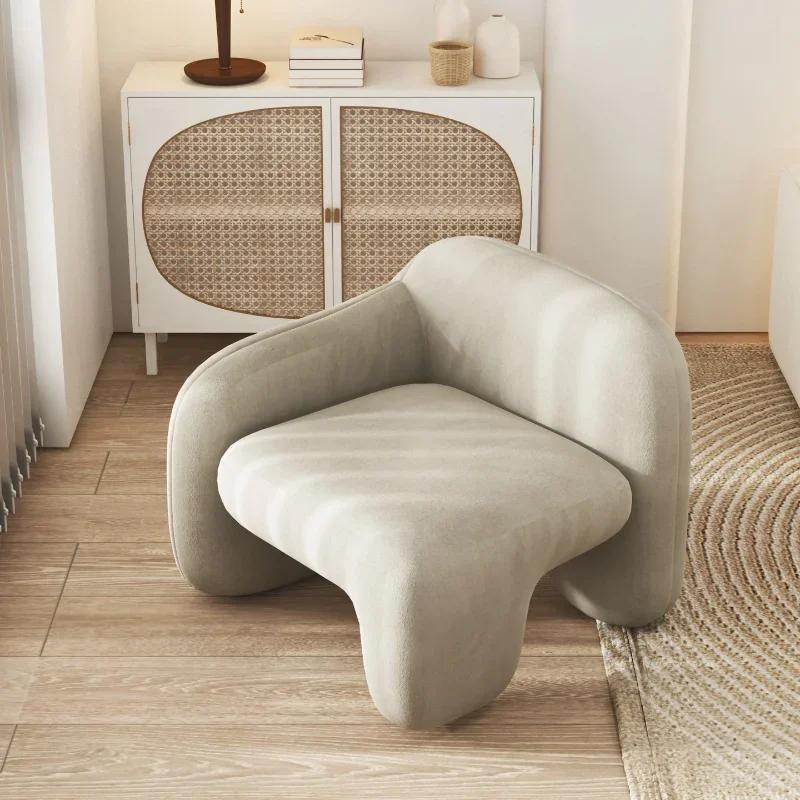 Одноместный роскошный диван - Современный художественный дизайн, идеально подходит для гостиной, балкона и зон отдыха, Креативная комбинация стульев для гостей