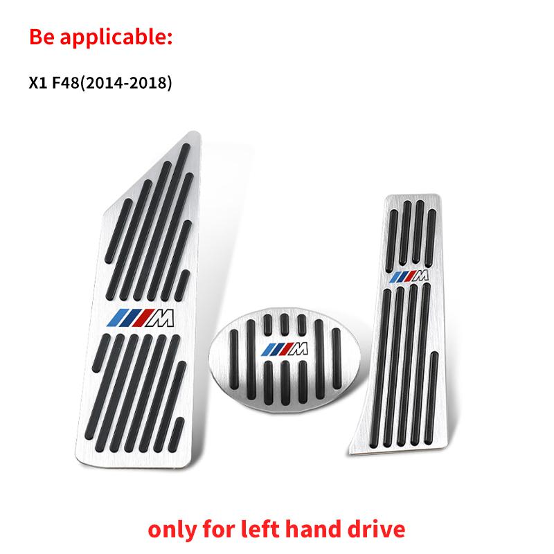 BAGI7 2026 Car Sticker 2Pcs Car Logo Door Pedal Cover Alloy Door Pedal Cap Accessories For BMW E46 E90 E60 F30 F10 E39 E36 F20 E87 E90