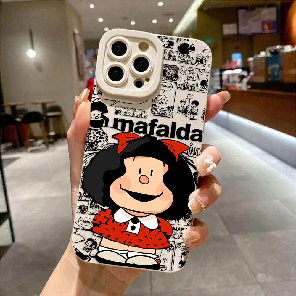 Cute Hot Anime M-Mafaldas Girl Phone Case for Xiaomi Mi 15 14T 12T 11T 11 10T Poco X5 F5 X4 M4 F4 X3 M3 Pro Lite Ultra 4G 5G