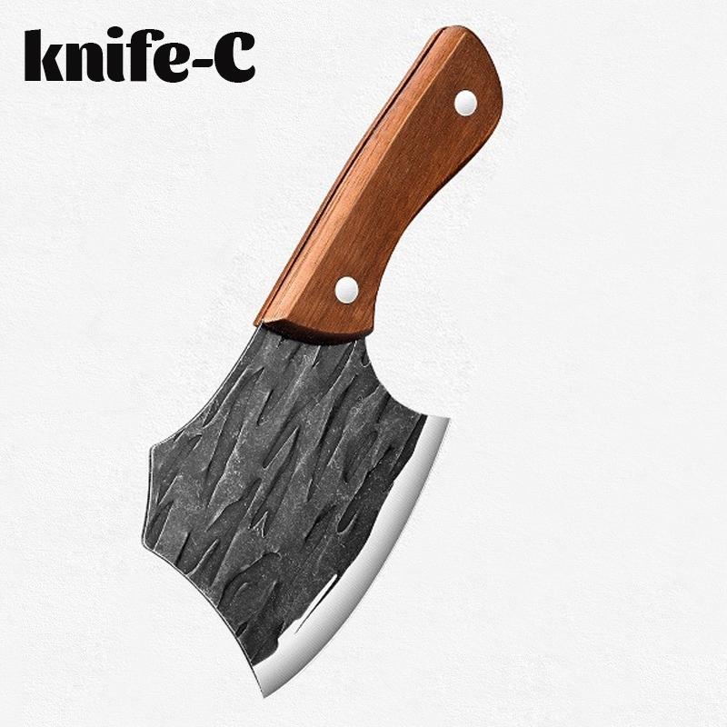 Кухонный нож для разделки мяса из нержавеющей стали, нож для рыбы, кованный вручную, нож для обвалки, острый и прочный нож шеф-повара