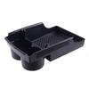 Car Front Center Console Armrest Storage Box Cup Holder Organizer Tray Fit For Tesla Model S/X 2016 2017 2018
