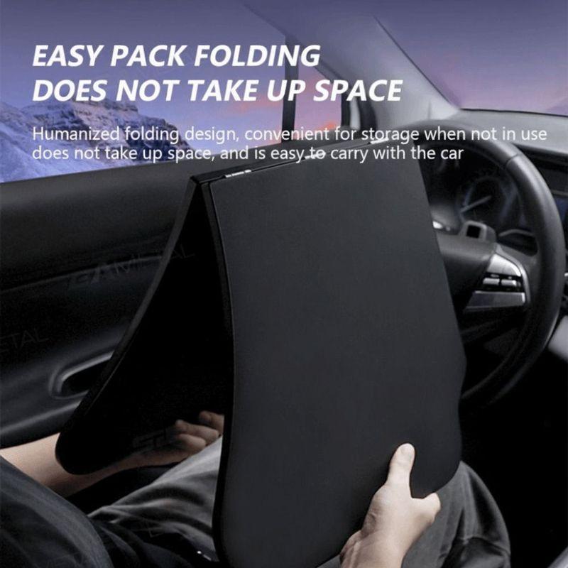 Stable Design Car Temporary Tray Large Size Load-Bearing Car Laptop Desk Foldable Upgraded Tray Stand Foldable Car Table