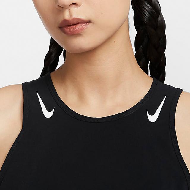 Nike Dri-Fit Aeroswift быстросохнущий короткий топ для бега женские топы FN2714-010