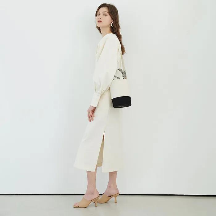 ANNEAU BAG [Anobag]-IVORY/BLACK