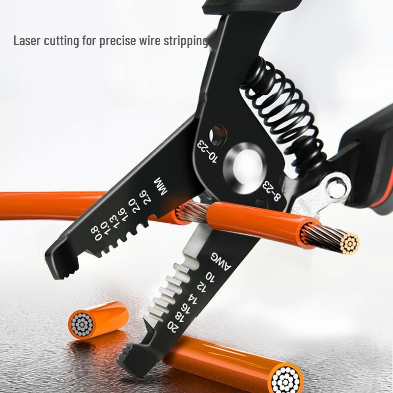 Deli DL2606 Bent Handle Wire Stripper